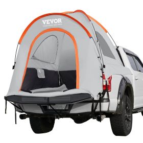 VEVOR Truck Bed Tent, 6.4'-6.7' Pickup Truck Tent with Rain Layer and Carry Bag, Waterproof PU2000mm Double Layer Truck Tent, Accommodate 2-3 Per VEVOR Truck Bed Tent, 6.4'-6.7' Pickup Truck Tent with Rain Layer and Carry Bag, Waterproof PU2000mm Double Layer Truck Tent, Accommodate 2-3 Per